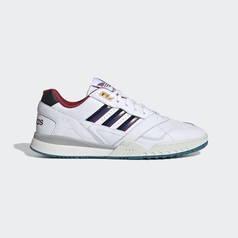 Adidas Men's A.R. Trainers White/Burgundy/Royal Ireland EE5397